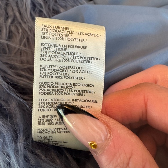 NWT Free People Renata Fur Coat Jacket Oversized Taylor Swift - Picture 11 of 11